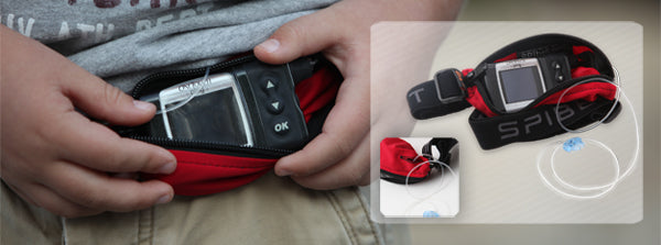 SPIbelt Kids Double Pocket (Black)