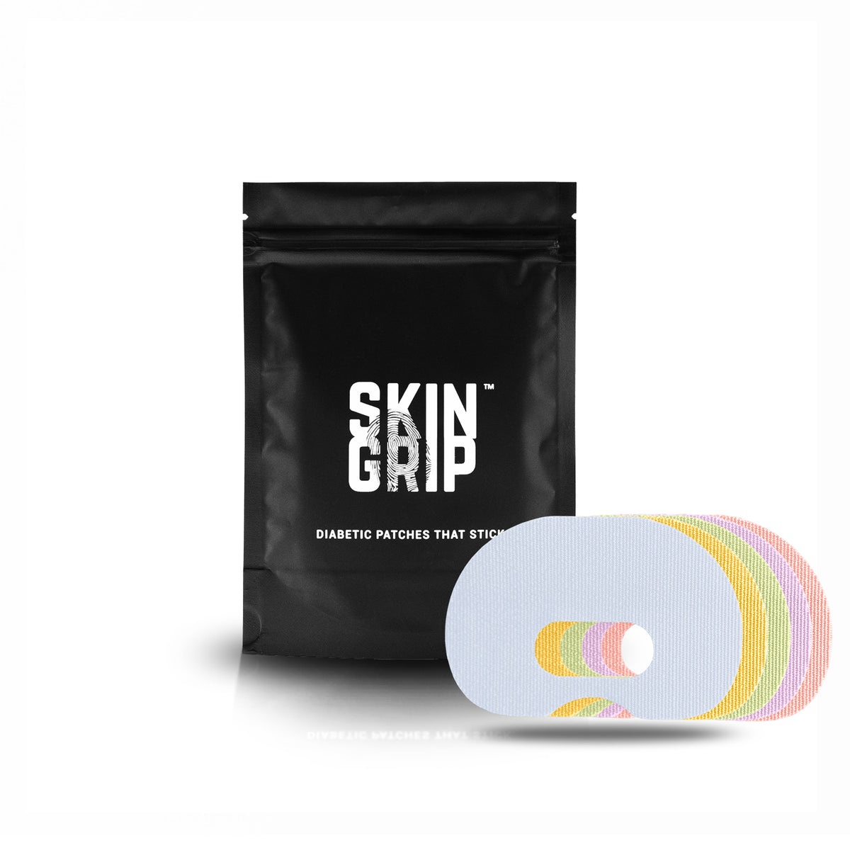 Skin Grip - Medtronic Guardian/Enlite (With Hole) - 20 Pack - Many Colours Available
