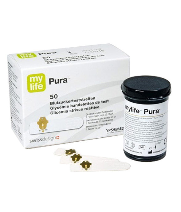 MyLife Pura Blood Glucose Test Strips - Pack of 50