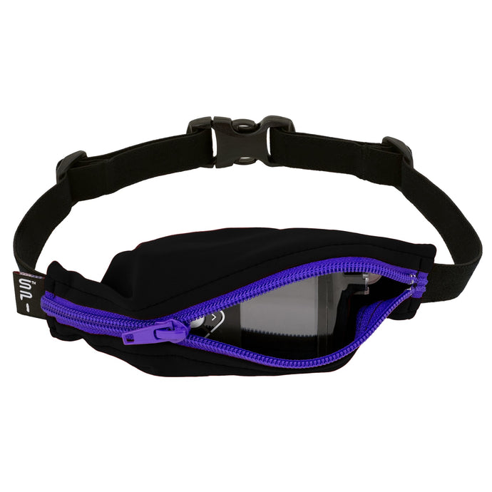 SPIbelt Kids (Black with Purple Zip)