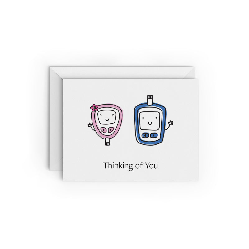 Myabetic Greeting Card: Thinking of You